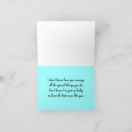 Carte d'amour de la mère Koala (Intérieur)