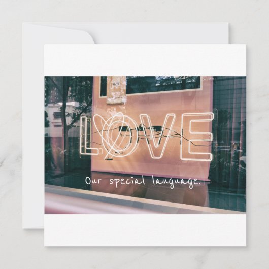 Carte d'amour de la Saint Valentin (Devant)