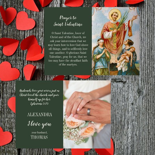 Carte d'amour de la Saint Valentin pour Christian