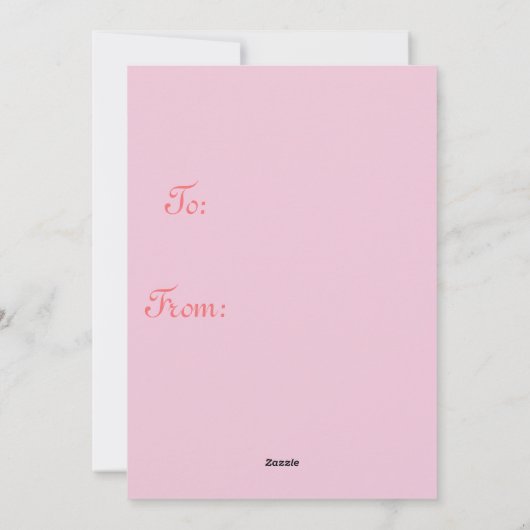 Carte d'amour de l'espace (Dos)