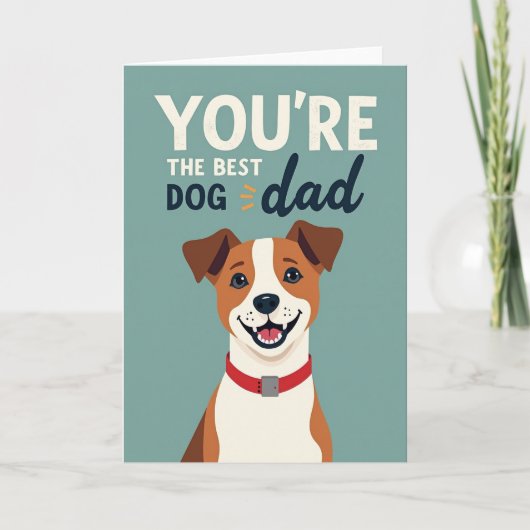 Carte d'amour de papa de chien (Devant)