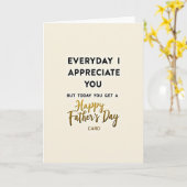 Carte d'amour de papa simple (Fleur jaune)