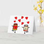 Carte "d'amour de PB&J" (Fleur jaune)