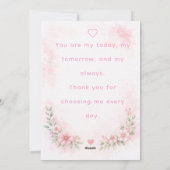 Carte d'amour de pingouin – Amour mignon et Saint- (Dos)