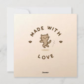 Carte d'amour d'éléphant (Dos)