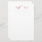 Carte d'amour des oiseaux (Devant / Derrière)