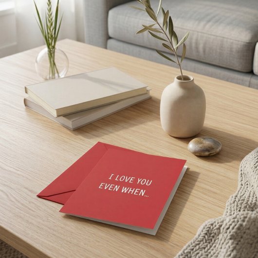 Carte d'amour drôle de ronflement pour couples