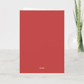 Carte d'amour drôle de ronflement pour couples (Dos)