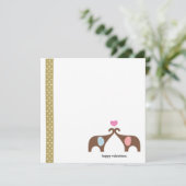 Carte d'amour éléphant 5x5 (Debout devant)