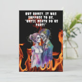 Carte d'amour et de rire (Debout devant)