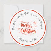 Carte d'amour et de rire modèle photo (Dos)