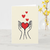 Carte d'amour et de soin (Fleur jaune)