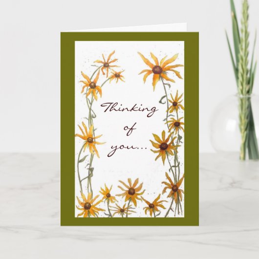 Carte d'amour et de support (Devant)