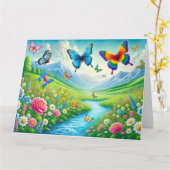 Carte d'amour éternel (Fleur jaune)