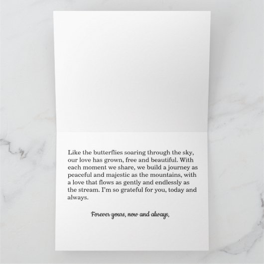 Carte d'amour éternel (Intérieur)