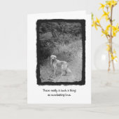 Carte d'amour éternelle (Fleur jaune)