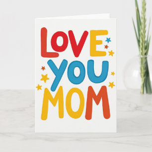 Carte d'amour étoilé pour toi Maman