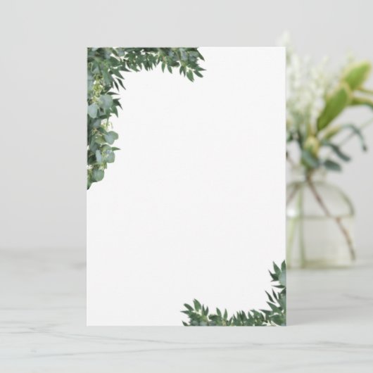 CARTE D'AMOUR EUCALYPTUS (Debout devant)