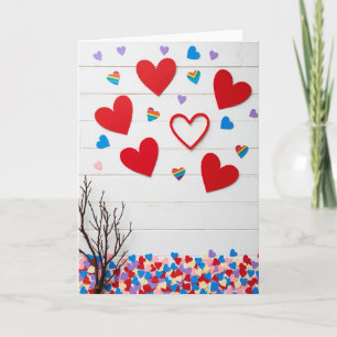Carte d'amour fantaisiste et sincère