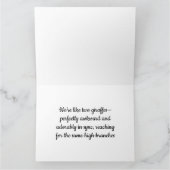 Carte d'amour Giraffe (Intérieur)