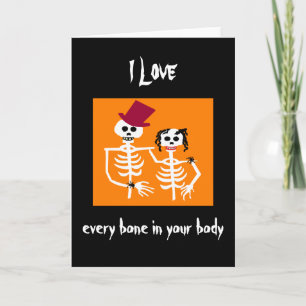 Carte d'amour Halloween
