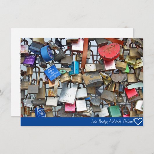 Carte d'amour Helsinki (Devant / Derrière)