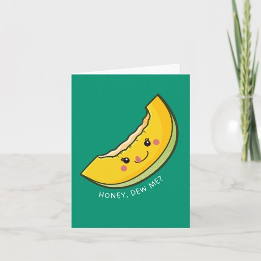 Carte d'amour Honey Dew Me Love (Devant)