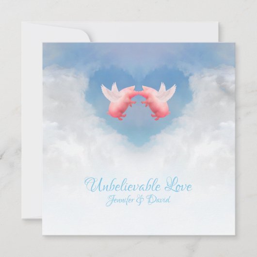 Carte d'amour incroyable (Devant)