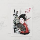 Carte d'amour japonaise (Devant / Derrière)