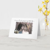 Carte d'amour lesbienne (Fleur jaune)