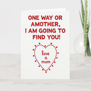 Carte d'amour maternel texturé