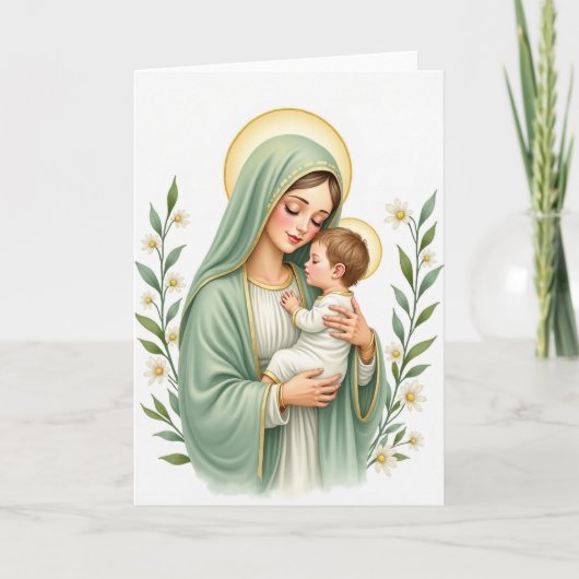 Carte d'amour mère et enfant (Devant)