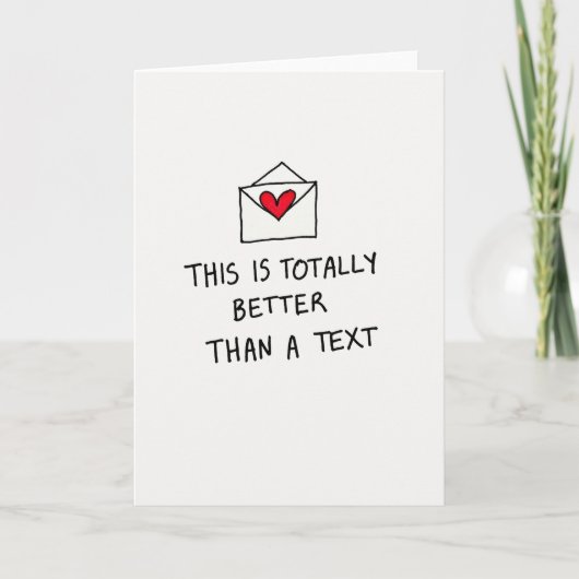 Carte d'amour mieux que le texto (Devant)