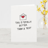 Carte d'amour mieux que le texto (Fleur jaune)