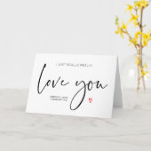 Carte d'amour mignonne pour le cadeau de mari pour (Fleur jaune)