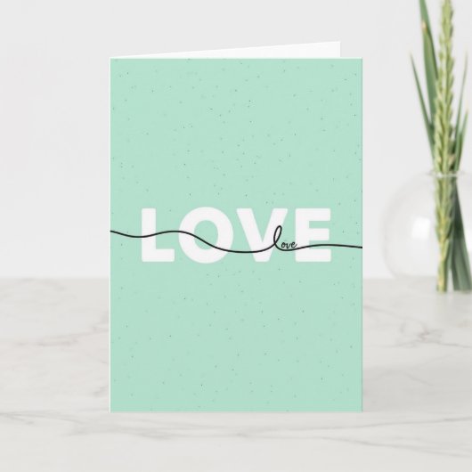 Carte d'amour minimale (Devant)