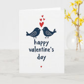 Carte d'amour oiseaux sincères (Fleur jaune)