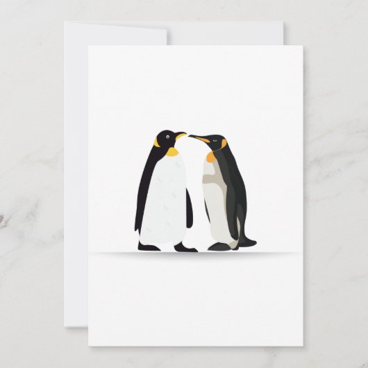 CARTE D'AMOUR PENGUIN (Devant)