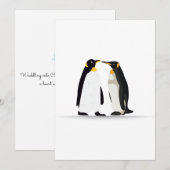 CARTE D'AMOUR PENGUIN (Devant / Derrière)