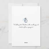 CARTE D'AMOUR PENGUIN (Dos)