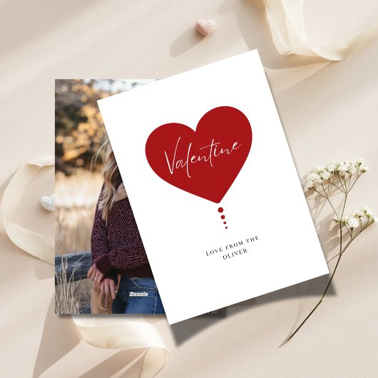 Carte d'amour photo de la Saint-Valentin de mari p