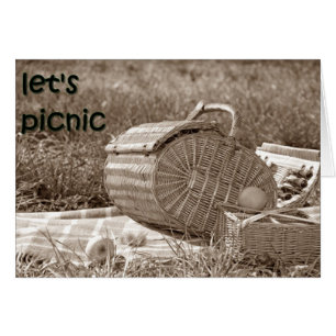 CARTE D'AMOUR "PICNIC"