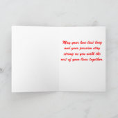 Carte d'amour pour anniversaire (Intérieur)