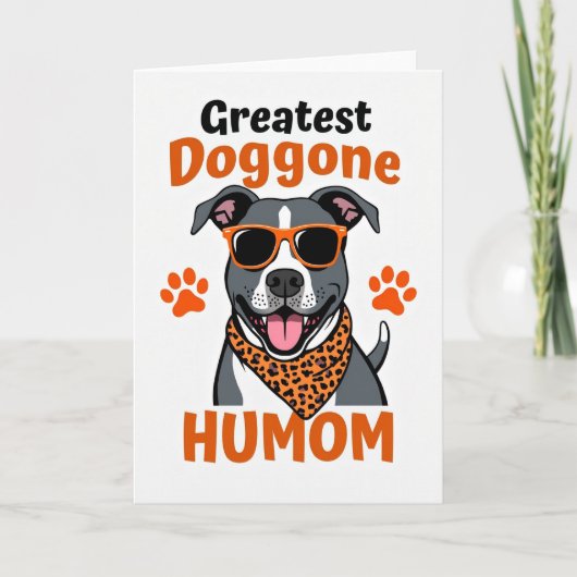 Carte d'amour pour chiot à imprimé léopard (Devant)