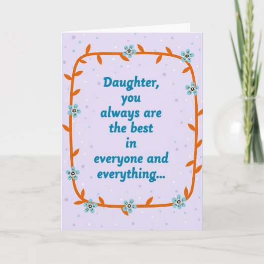 Carte d'amour pour filles (Devant)
