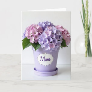 Carte d'amour pour plante à points