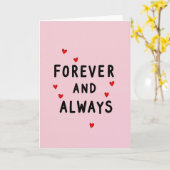 Carte d'amour pour toujours (Fleur jaune)