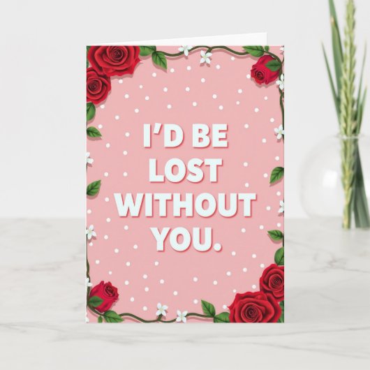 Carte d'amour sans toi (Devant)