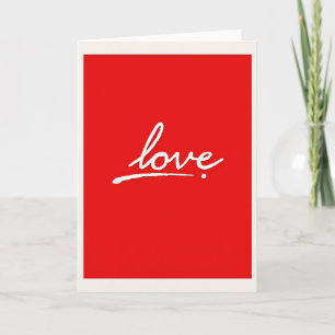Carte d'amour simple