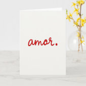 Carte d'amour Simple Amor (Fleur jaune)